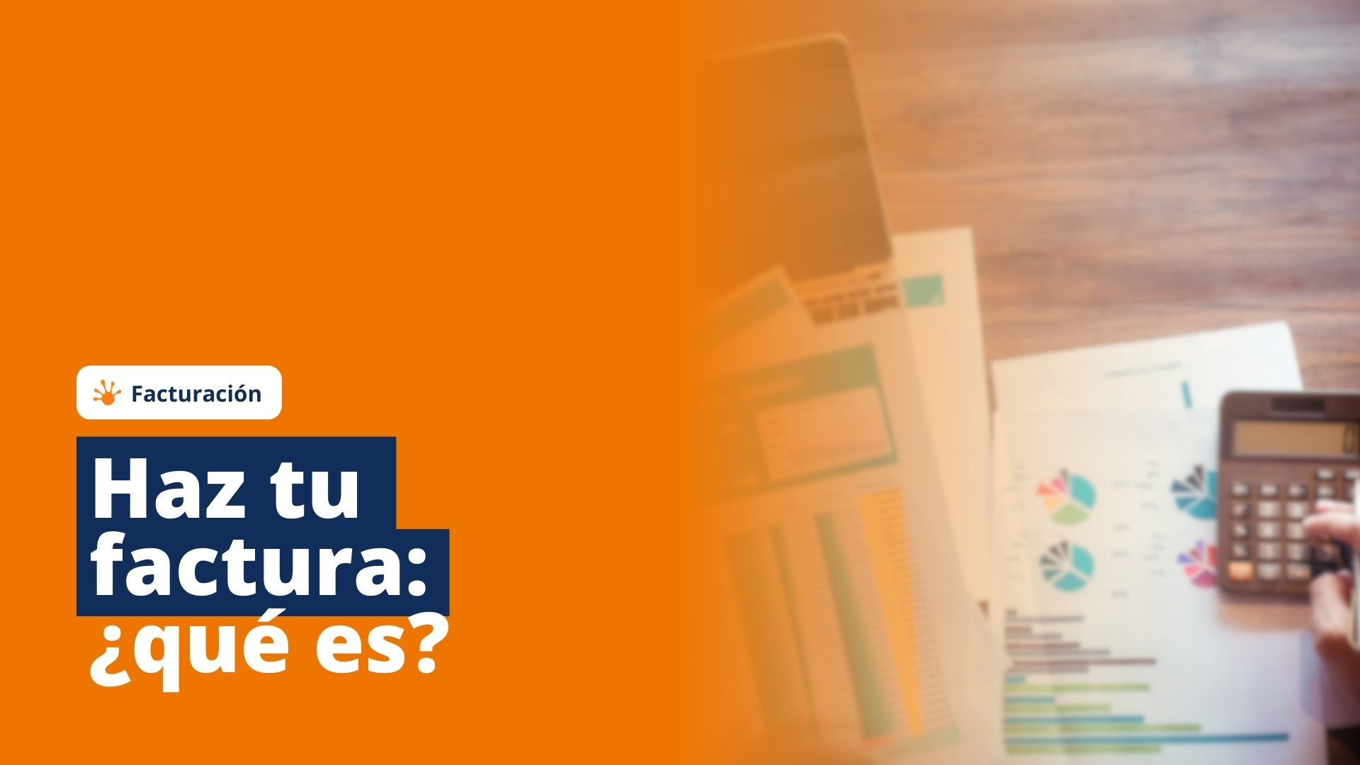 Portada en la que se ve una persona haciendo cuentas en unos documentos con gráficas y una calculadora y el título de esta publicación de blog
