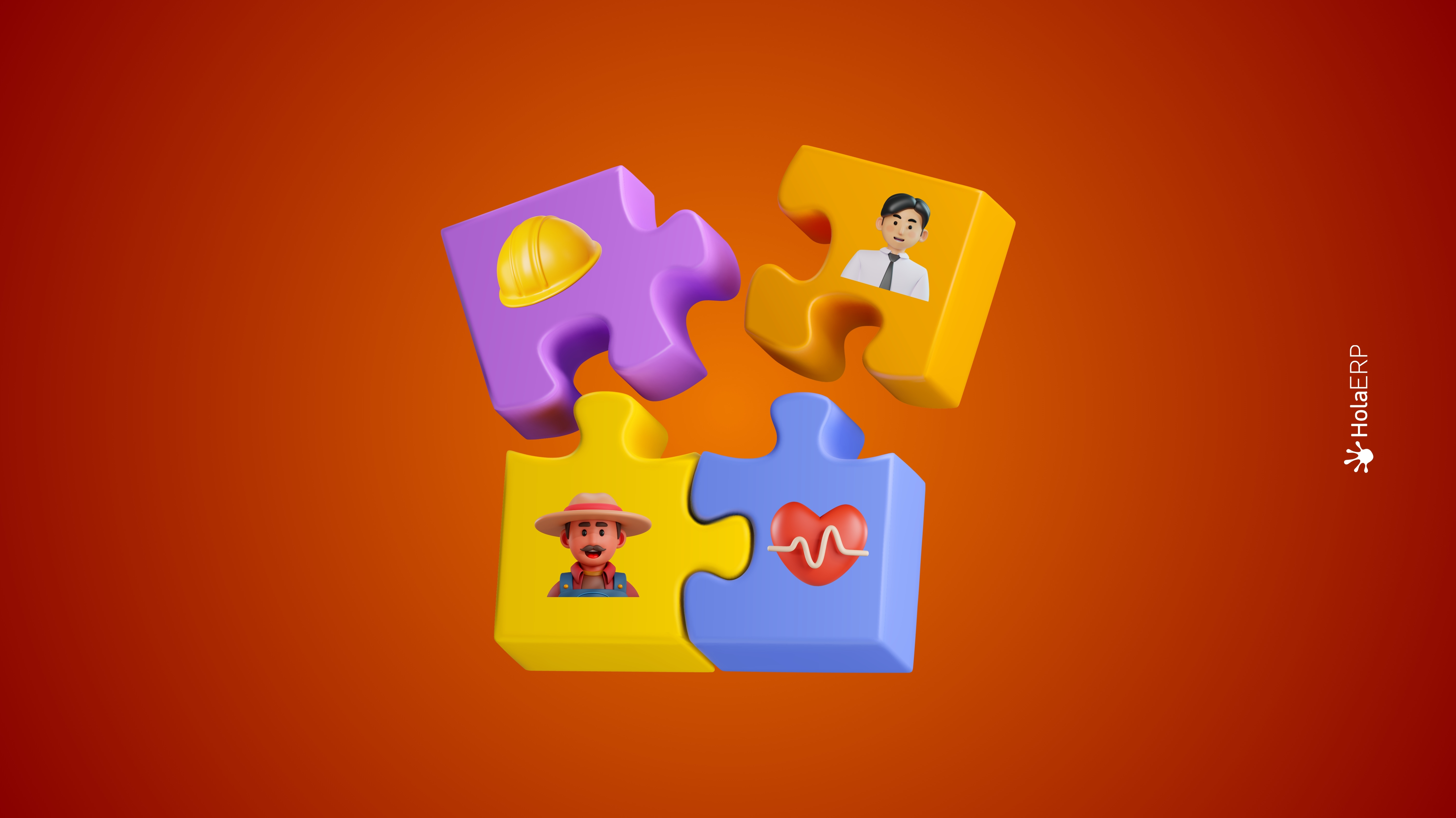 Imagen de unas piezas de puzzle encajando entre sí